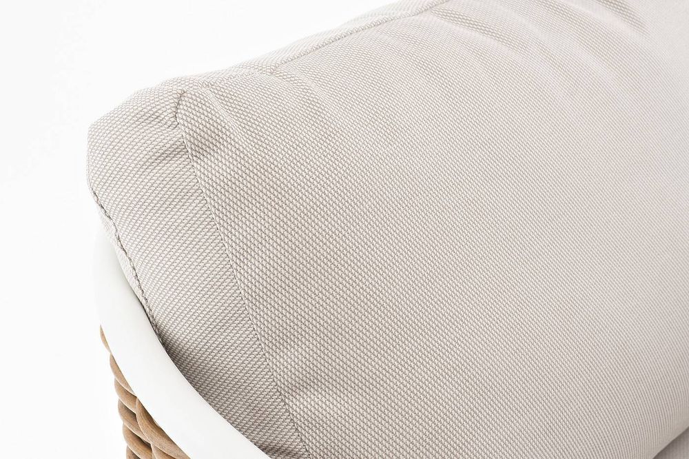 "Тоскана" лаунж-зона из искусственного ротанга, цвет соломенный