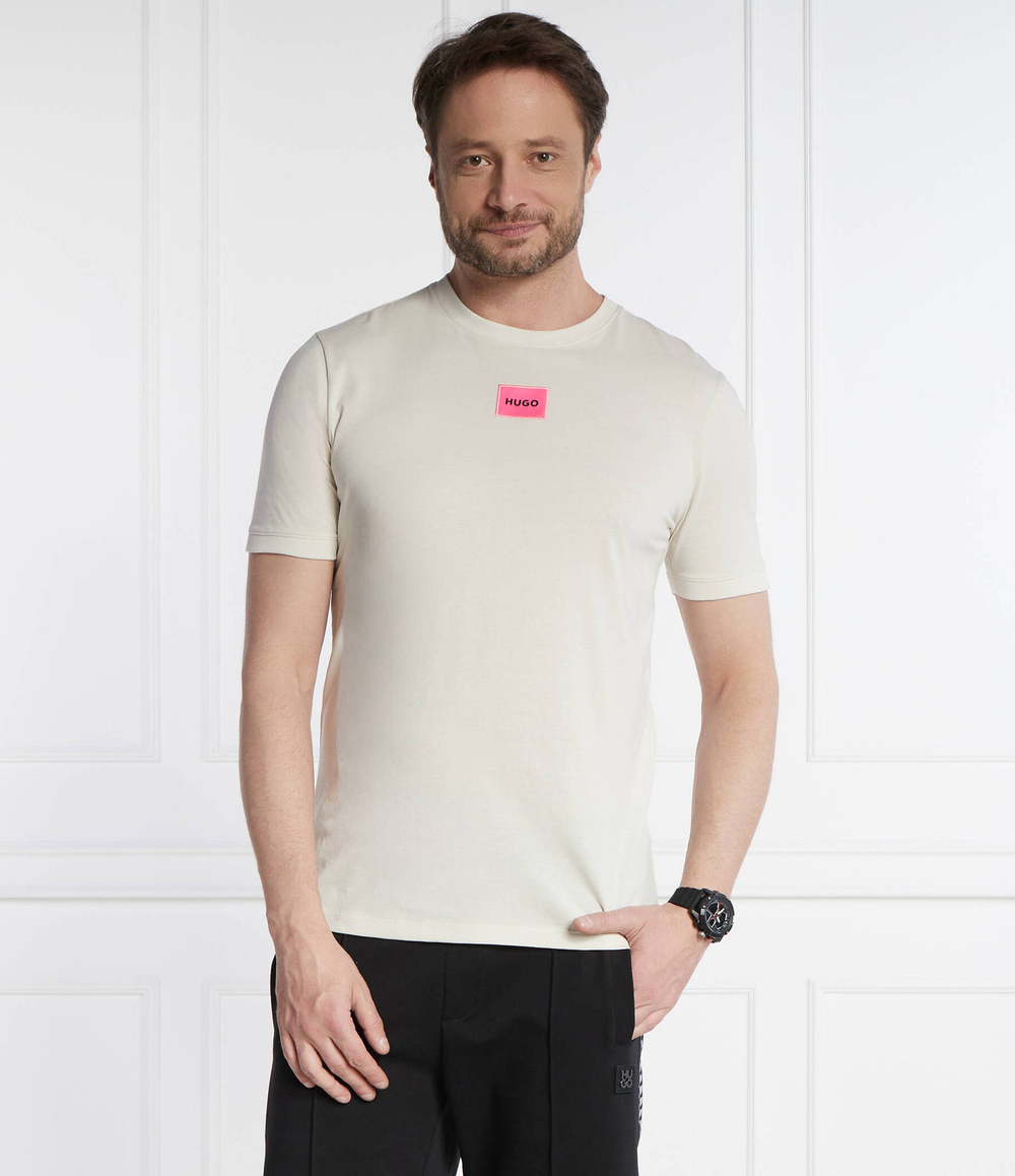 Футболка Diragolino212 HUGO - нюд(50447978)