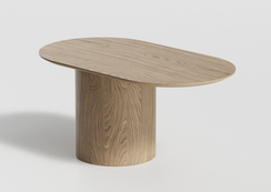 Столик Type овальный, основание D 29 см (натуральный дуб)