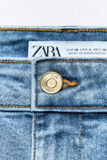 ZARA | ДЖИНСЫ SKINNY BASIC Z1975 СО СРЕДНЕЙ ПОСАДКОЙ