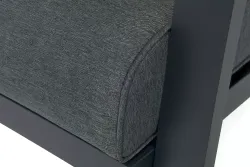 "Лотос" лаунж-зона 5-местная из алюминия, цвет темно-серый