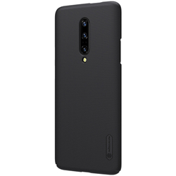 Тонкий жесткий чехол черного цвета от Nillkin для OnePlus 7 Pro, серия Super Frosted Shield