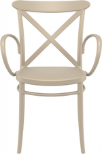 Кресло пластиковое Siesta Contract Cross XL, бежевый