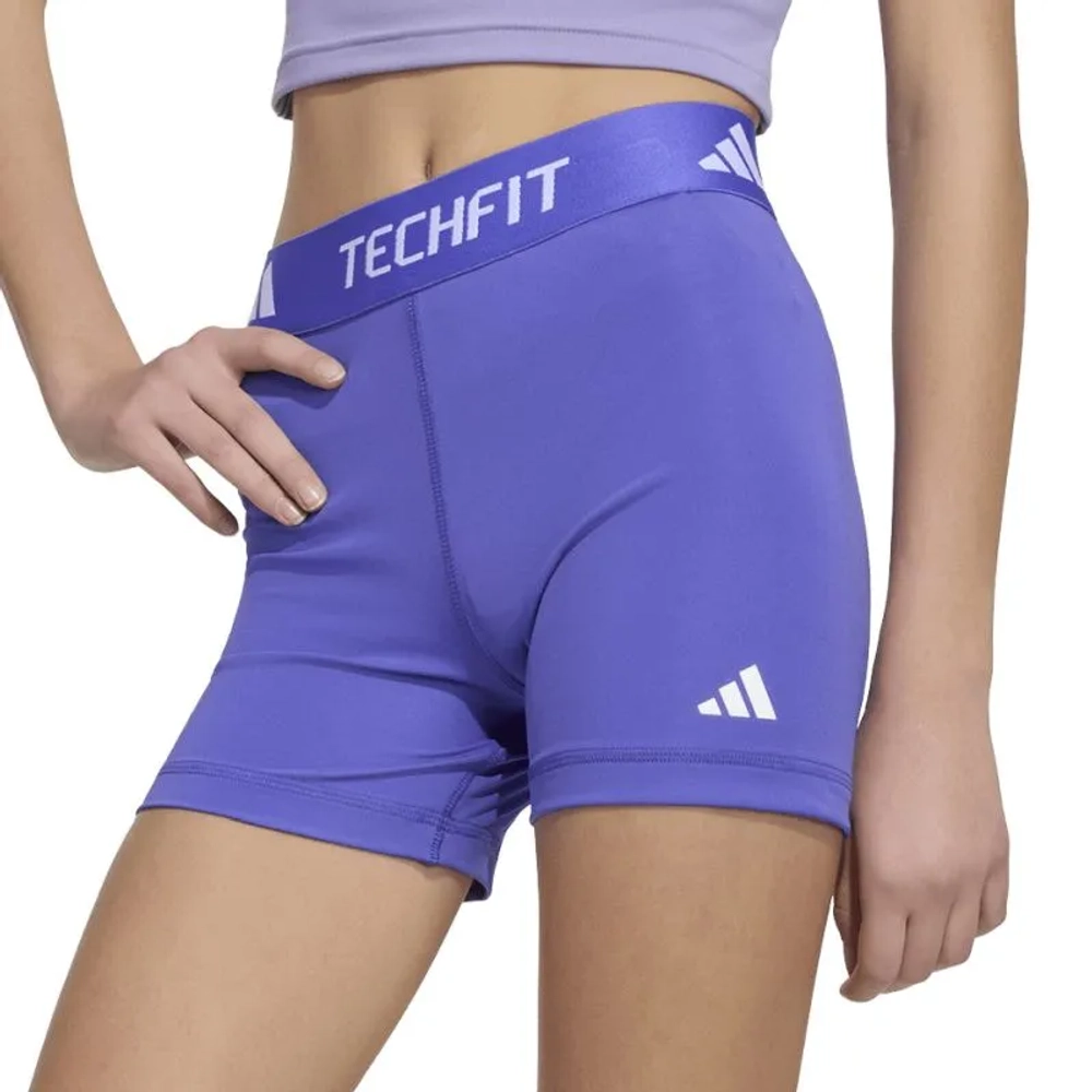Детские шорты Adidas Techfit Short - pure purple/white
