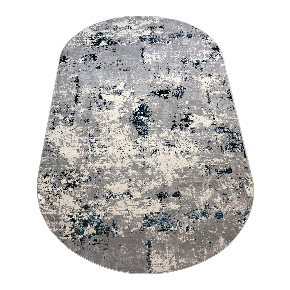 Ковер Liman F477 Gray-Blue Овал