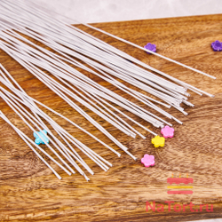 Флористическая проволока белая №18 (36 см, 50 шт)