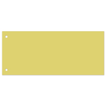 Разделитель картонный BRAUBERG, 100 листов 105х240 мм, 160 гр, желтый