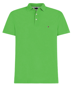Мужское теннисное поло Tommy Hilfiger Core 1985 Slim Polo - spring lime