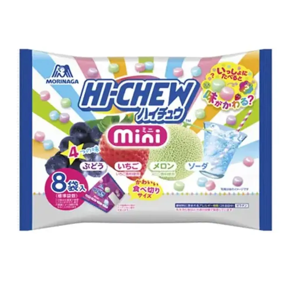 Конфеты жевательные Hi-Chew Mini 4 вкуса, Morinaga, 80г