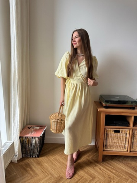 Платье Джульетта для беременных и кормящих, Сливочное масло