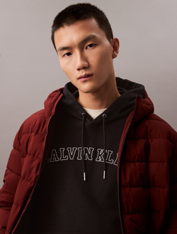 Худи Calvin Klein Varsity Logo Graphic Fleece Classic Black Beauty