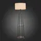 SLE302.405.01 Торшер ST-Luce Черный, Коричневый/Бежевый E27 1*40W (из 2-х коробок) MENOLA