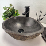 Раковина из речного камня RS62813 (44*34*16) 55