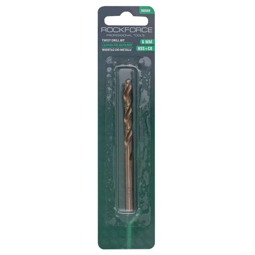 Сверло по металлу 6мм RockForce##Rock FORCE RF-DB60H