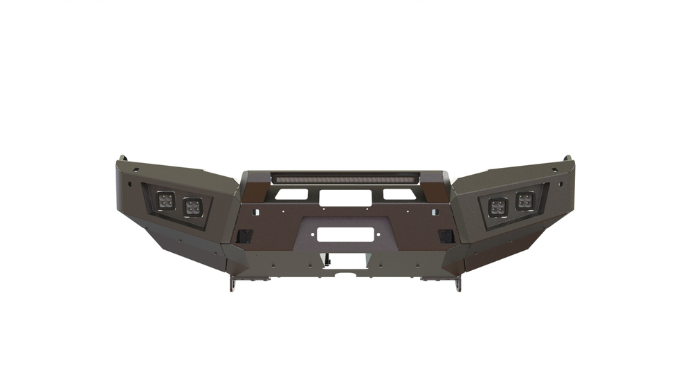 Бампер передний Nissan Patrol Y62 2010-2014 балка и ПТФ КОМПЛЕКТ 1