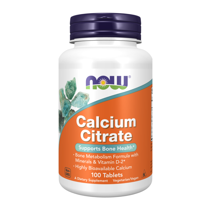 Цитрат кальция, Calcium Citrate, Now Foods, 100 таблеток