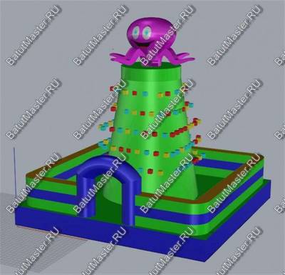 Скалодром "Солнечный осьминог" 7*7*6 м
