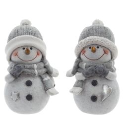 GAEM Фигурка декоративная "Снеговик", L5 W5 H8 см, 2в.