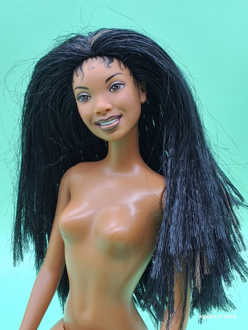 Кукла Барби 90х винтаж Портретная кукла певицы Brandy Super Star 2000 год 02010