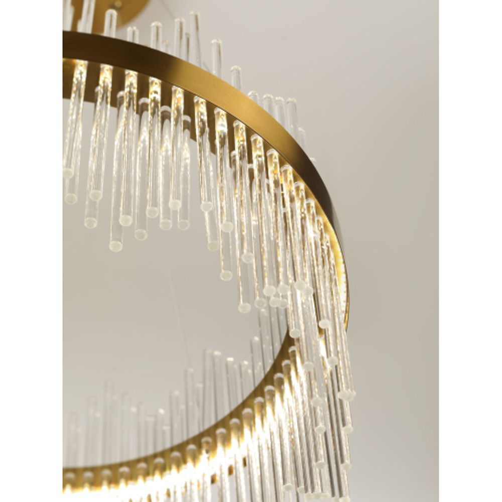 Люстра Rivoli Gwen 6192-201 подвесная светодиодная LED 3000-6300К 112 Вт с пультом | Rivoli