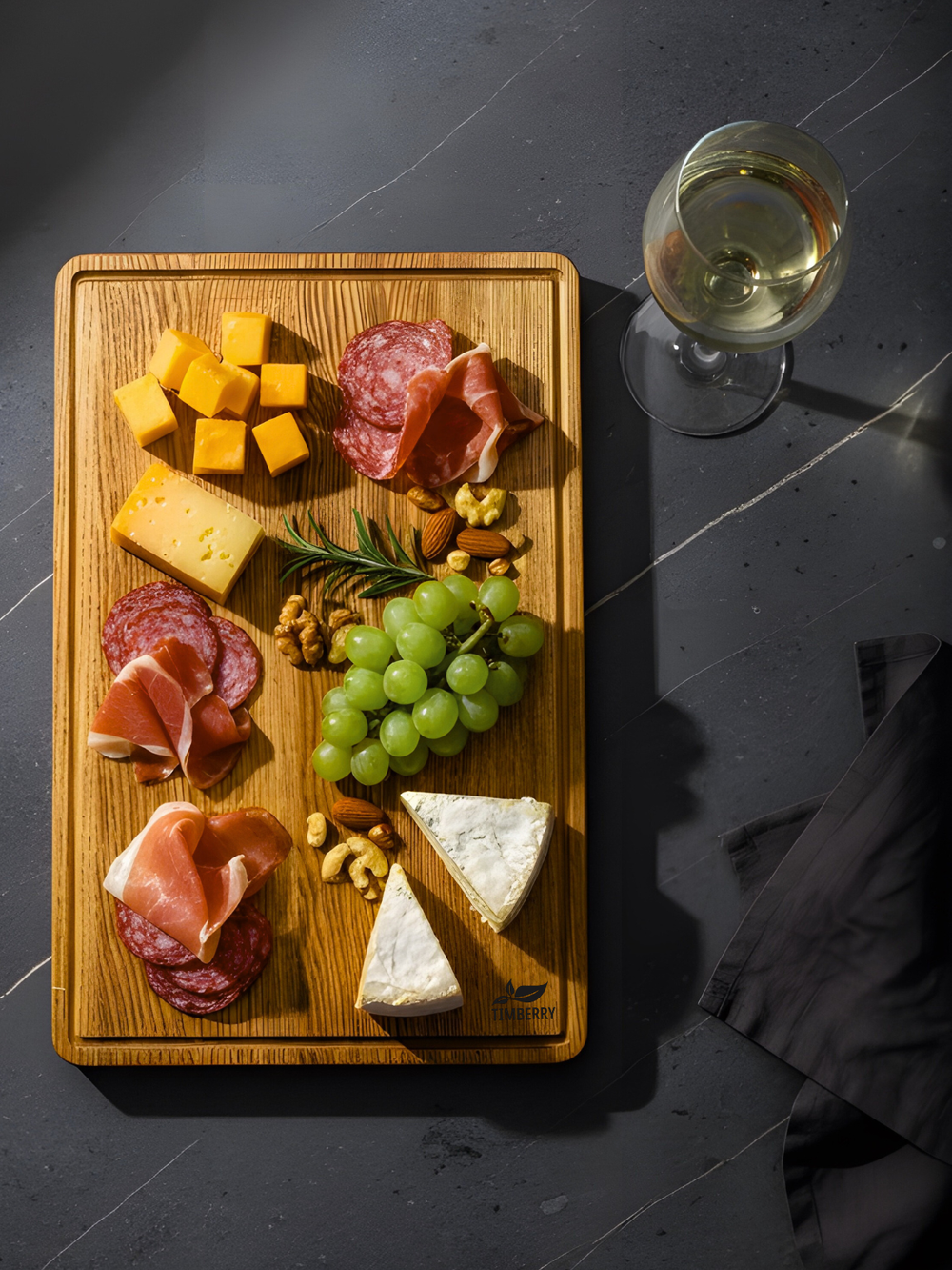 Разделочная доска 35х23 см из дуба