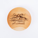 Деревянная тарелка Art of Siberia АЛТАЙ из сибирского кедра T133