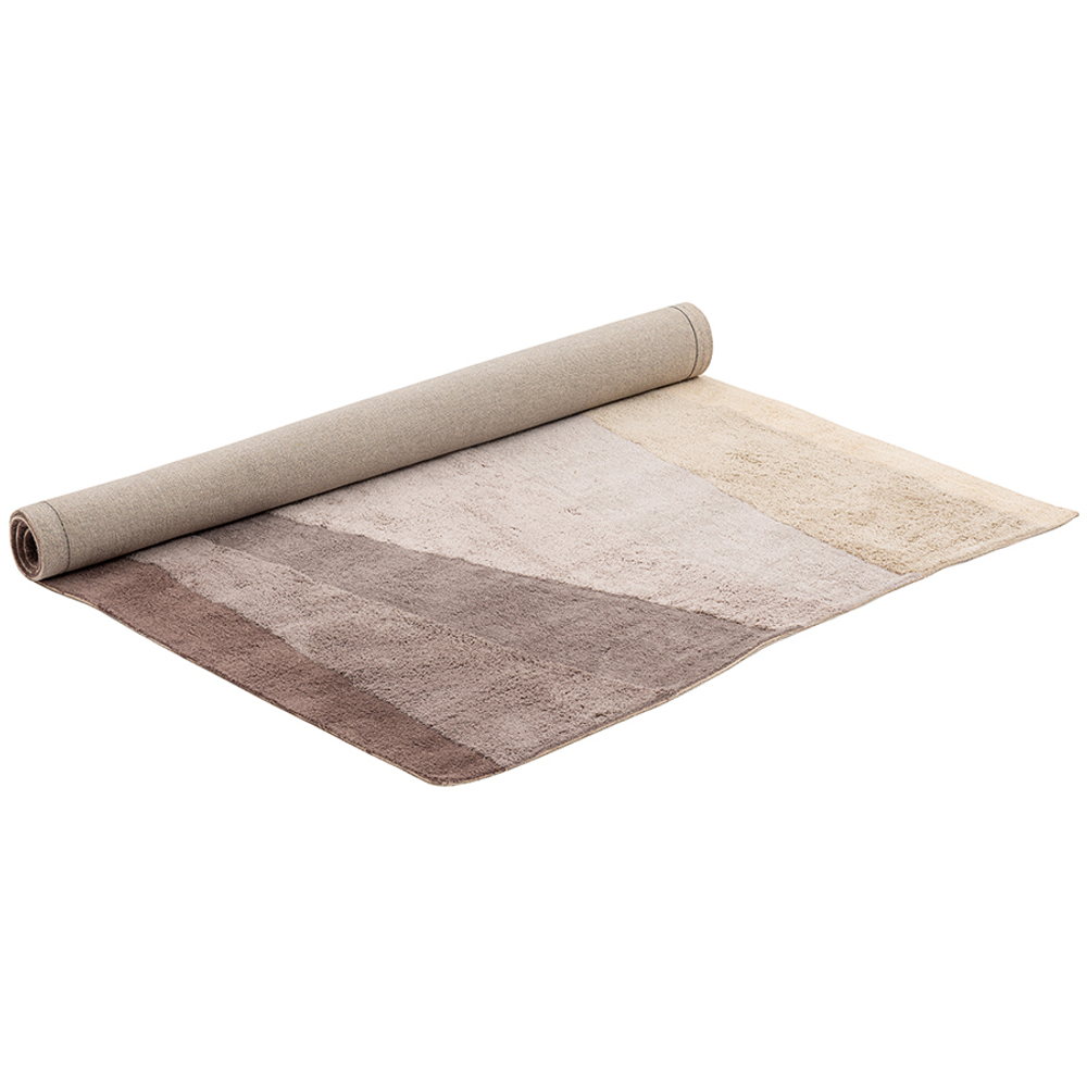 Ковер из хлопка с рисунком rice plantation из коллекции terra, 120х180 см