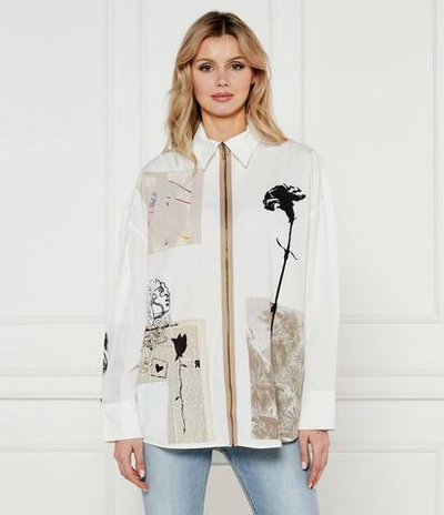 Рубашка RECORTES_LACROIX Desigual - белый(25SWCW23)