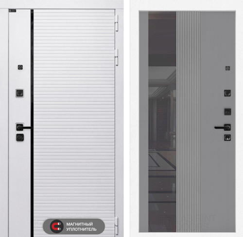 Роял 32 серый рельеф софт с тонированным зеркалом