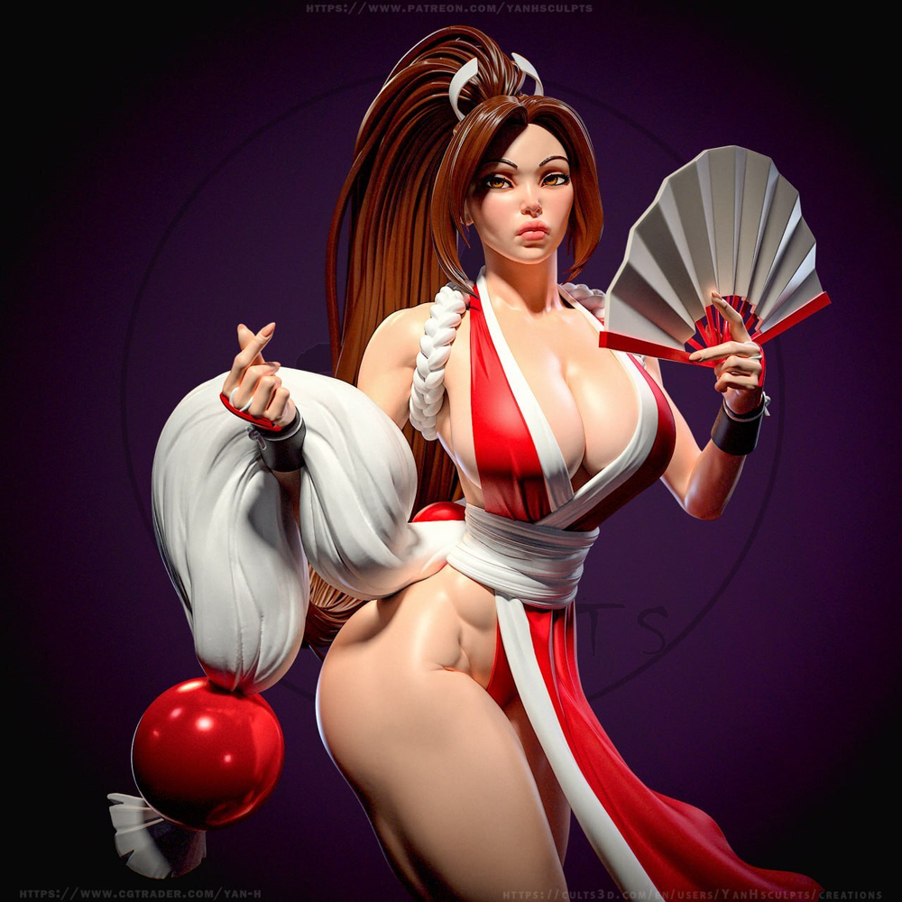 Май Сирануй Король бойцов Фатальная ярость Mai Shiranui King of Fighters Fatal Fury Фигурка