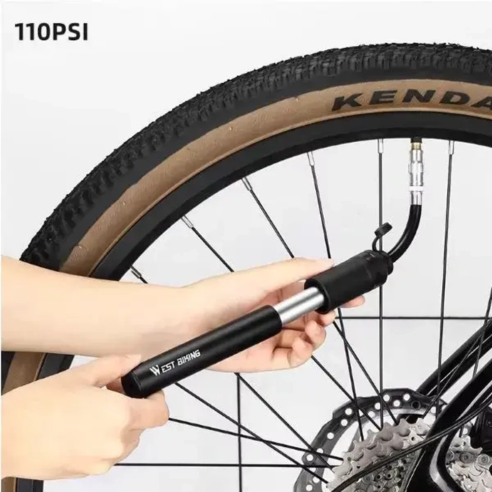Насос ручной велосипедный West Biking, YP0711150