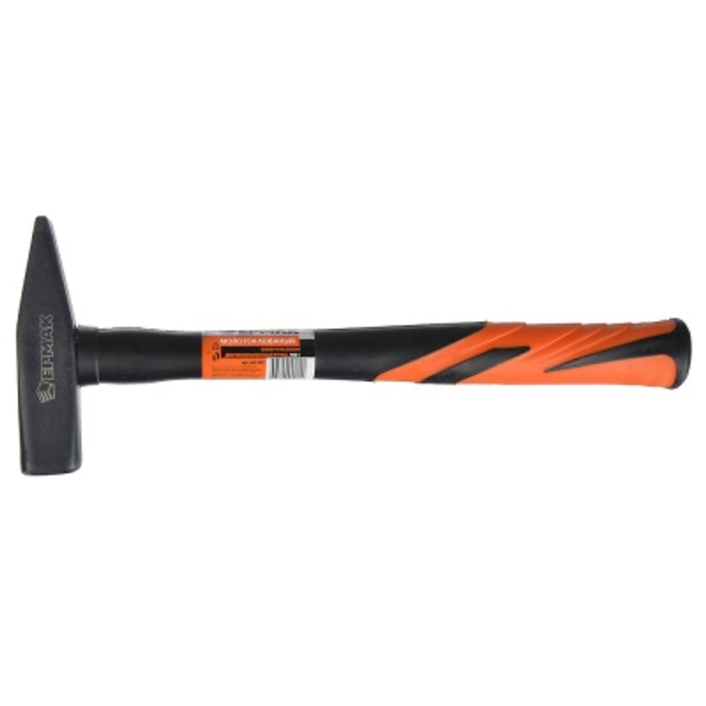 Молоток 400гр ЕРМАК кованый с фиберглассовой двухкомпонентной ручкой