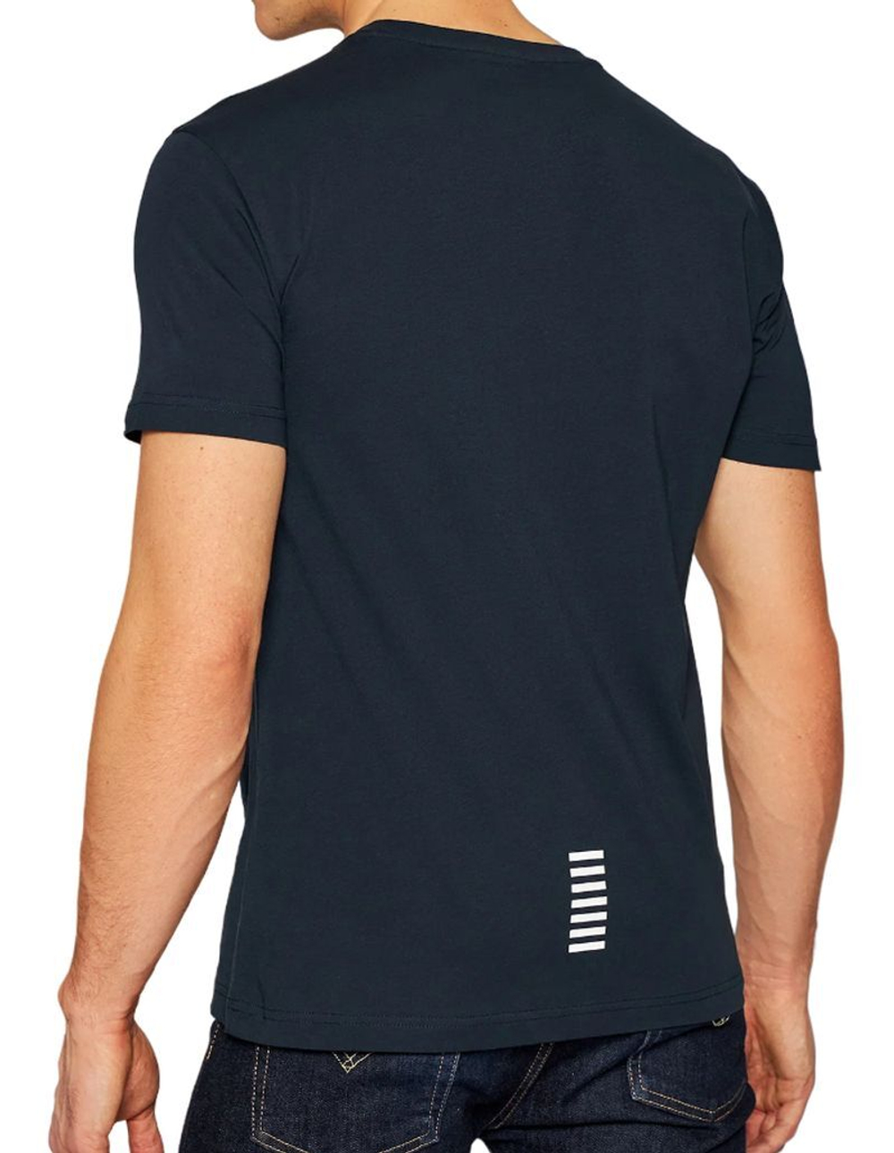 Мужская теннисная футболка EA7 Man Jersey T-Shirt - night blue