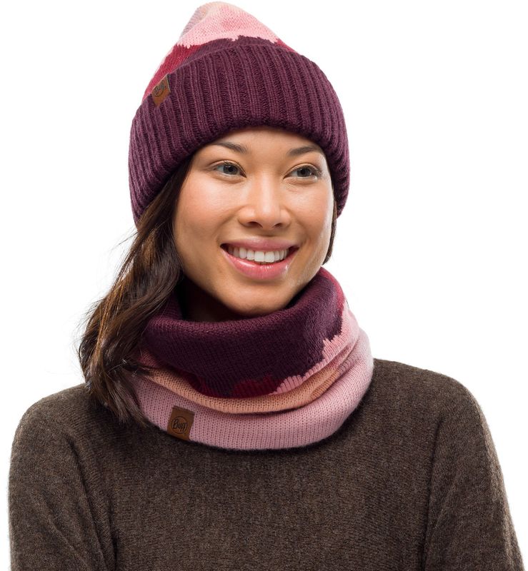 Вязаный шарф-труба с флисом Buff Neckwarmer Knitted Polar Sveta Sweet Фото 3