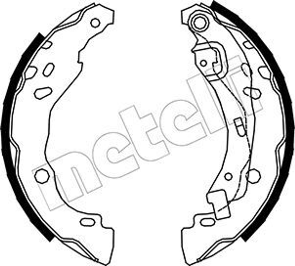 METELLI - 530359-MEE - Brake Shoe Set