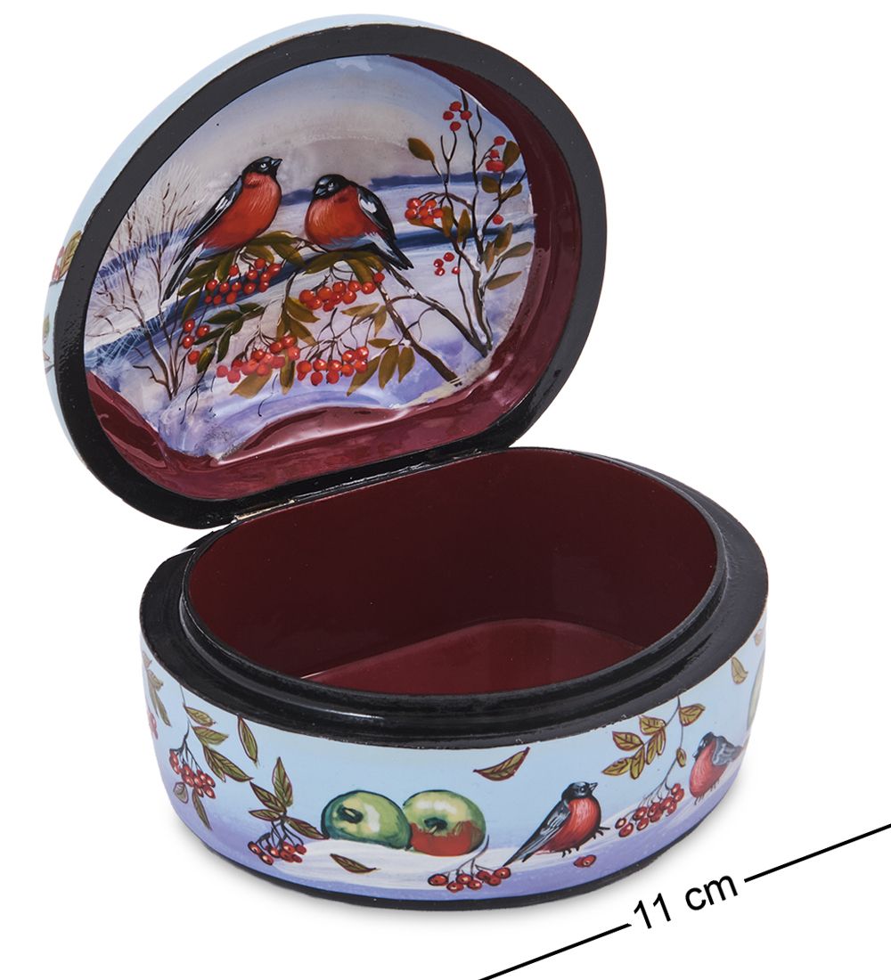 ШК-55/257 Шкатулка «Снегири» исп. Маркова