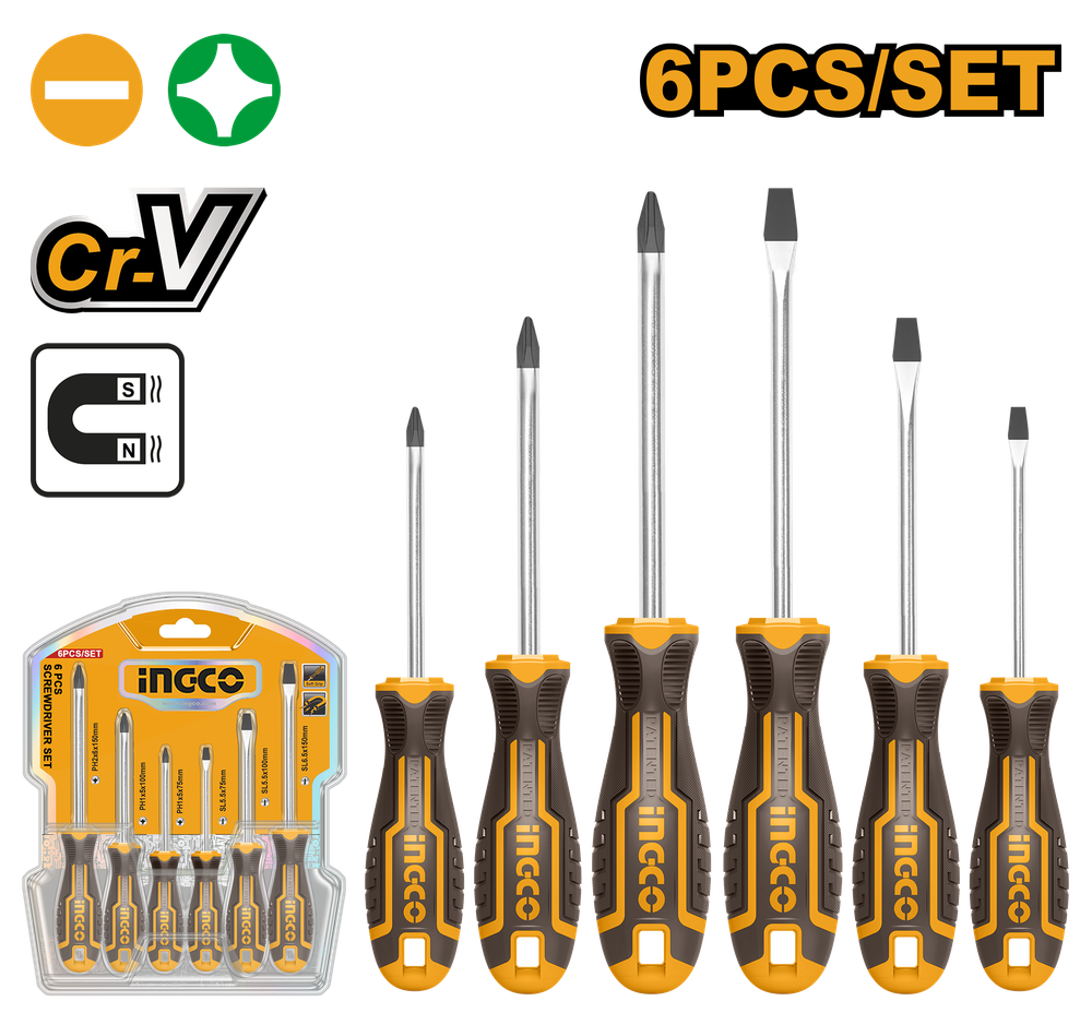 Набор отвëрток 6 шт INDUSTRIAL