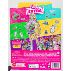 Barbie Extra - модная кукла и домашнее животное + аксессуары № 12 Цветочный набор Светлые волосы HDJ45