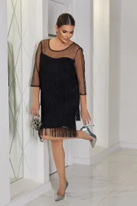 Платье с бахромой УК-824