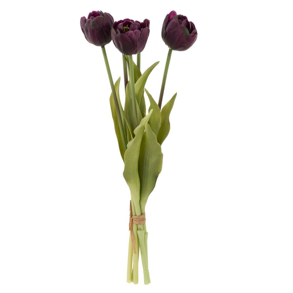 GAEM Цветы искусственные "Букет Тюльпанов" (Real Touch), L12 W12 H38 см