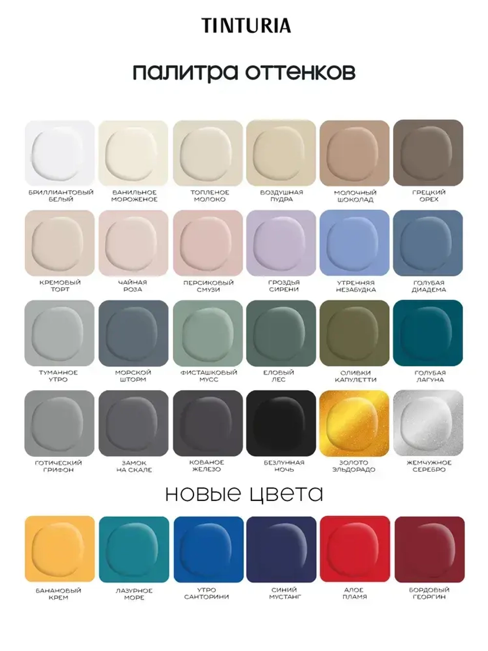 Краска для мебели и декора меловая TINTURIA матовая без запаха бриллиантовый белый 0,35 кг