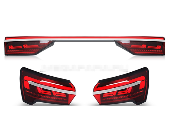 Задние фонари Ауди А6 (C8) 2019-2021 V2 Type [Комплект Л+П; Светодиодные; Динамичный поворотник]