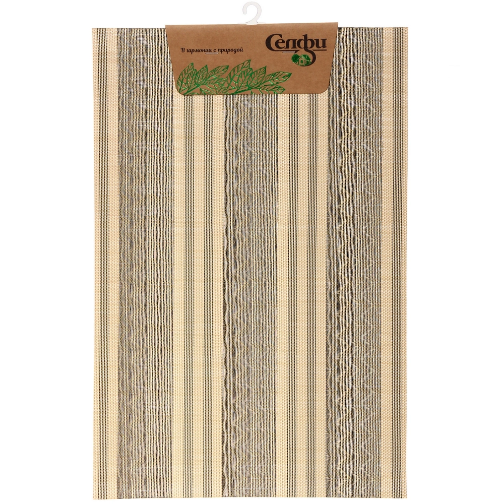 Салфетка на стол 30*45см «Жаклин» плетеная, коричневый