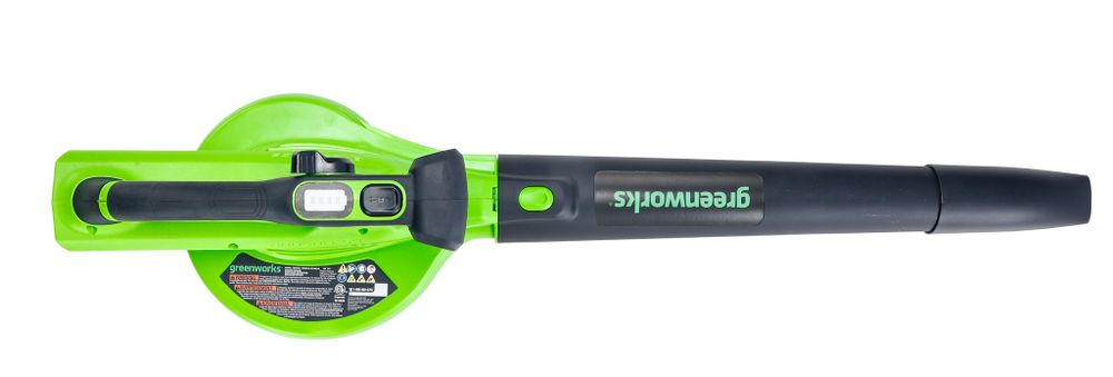 Аккумуляторный воздуходув пылесос Greenworks GD40BV, 2406907,40v, без АКБ и ЗУ