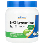 Nutricost, L-глютамин, зеленое яблоко, 500 г (17,9 унции)