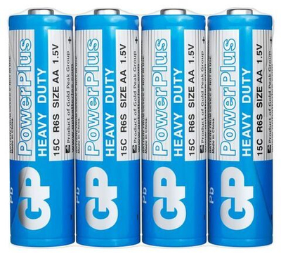 Батарейки GP POWER PLUS R6/316 4шт АА.