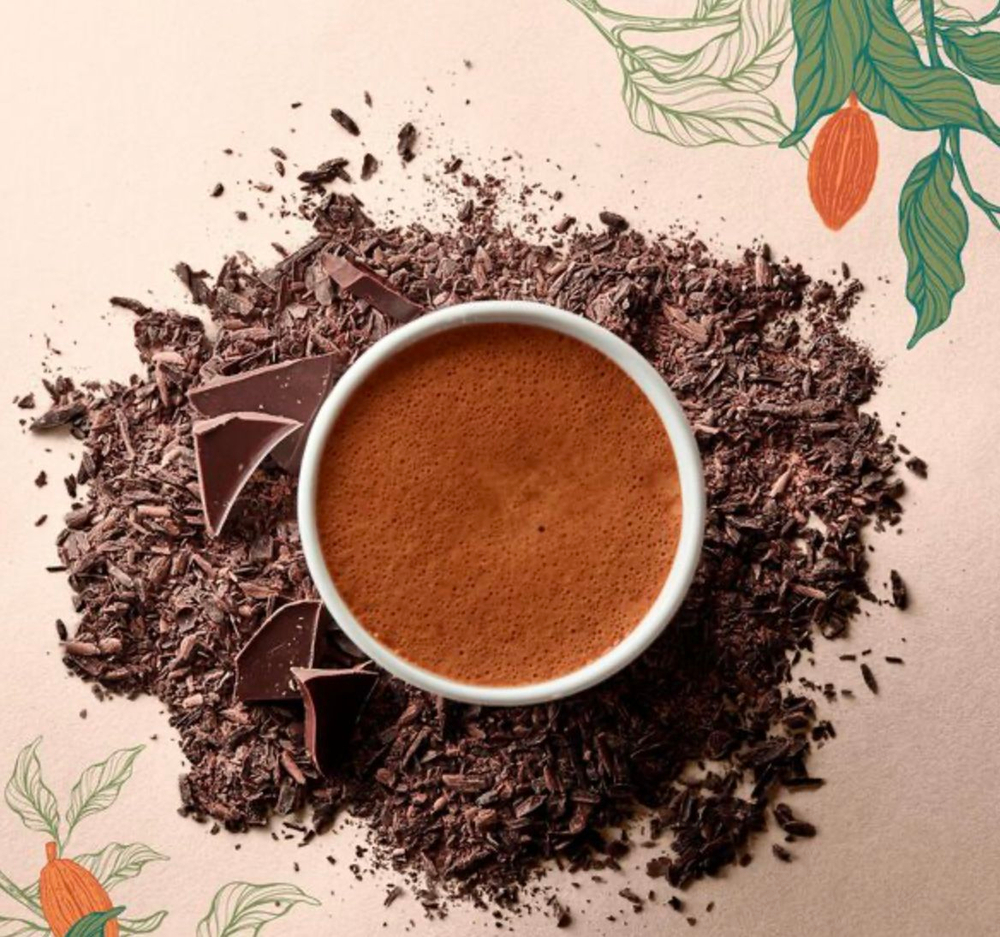 Hotel Chocolat горячий молочный шоколад 50% от Saint Lucian Island Growers (10 саше-пакетиков)