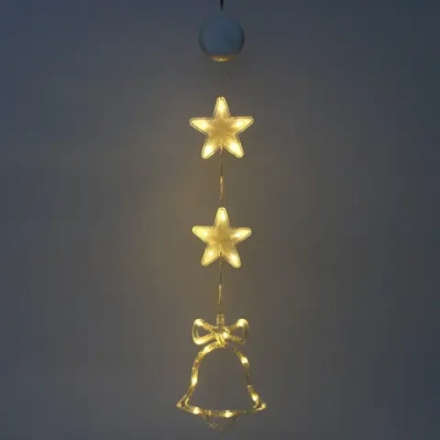 Фигура светодиодная «Колокольчик» 14*18.5 см (батарейки 3 ААА), 1 реж, Теплый белый