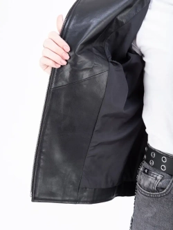 Куртка женская кожаная короткая