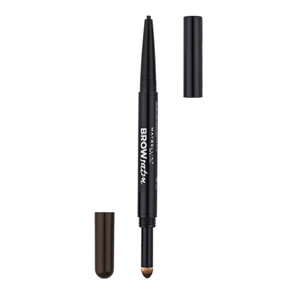 Maybelline Тени-карандаш для бровей Brow Satin, тон №02, Мedium Brown, 7,1 гр